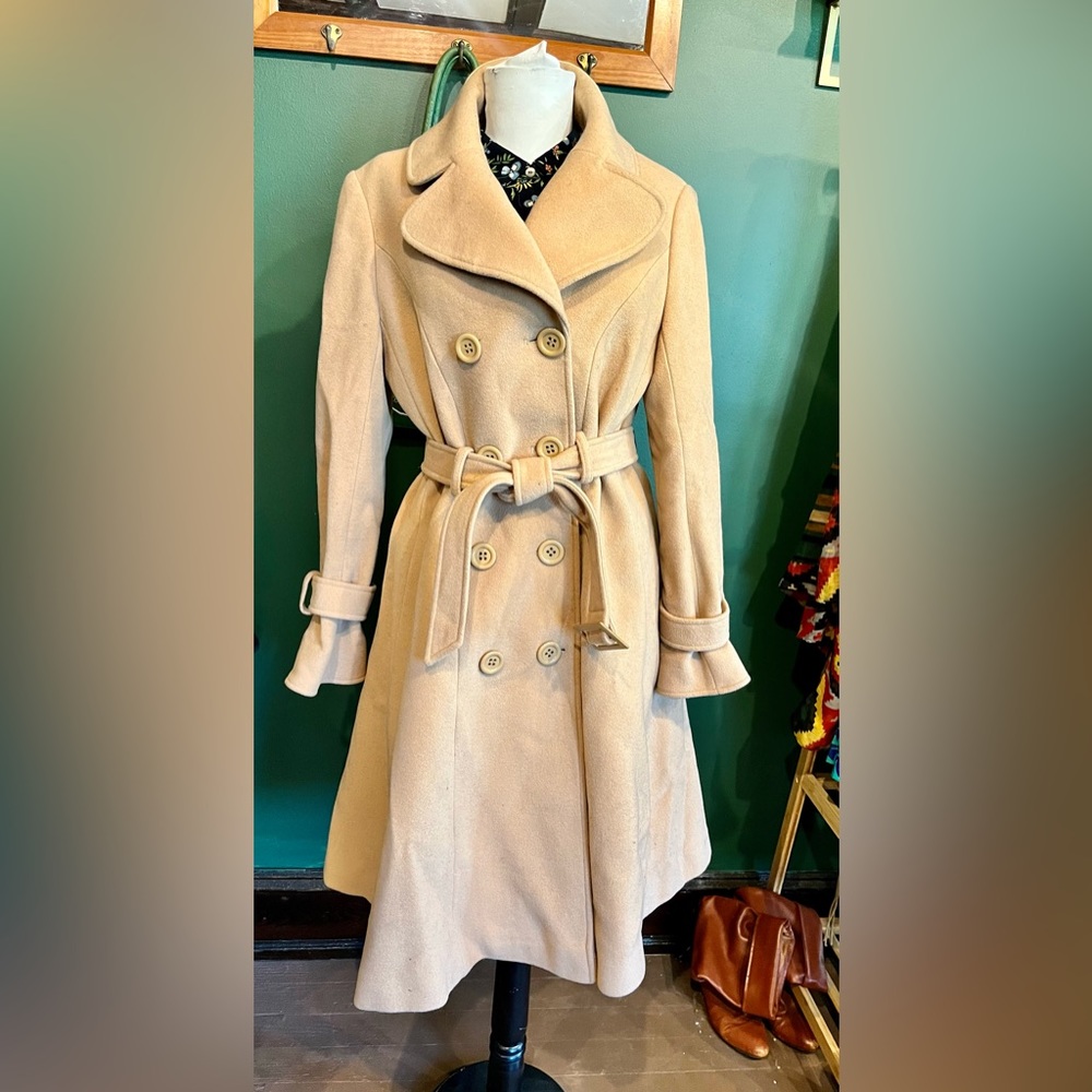Camel Wool Winter Coat